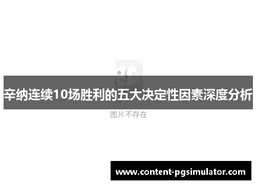 辛纳连续10场胜利的五大决定性因素深度分析