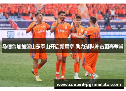 马德鲁加加盟山东泰山开启新篇章 助力球队冲击更高荣誉