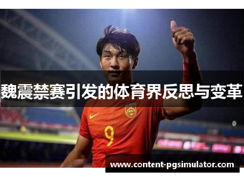 魏震禁赛引发的体育界反思与变革